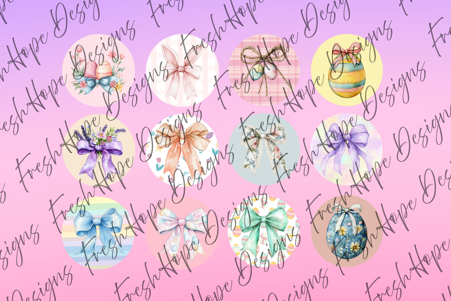 Easter Bows Cardstock