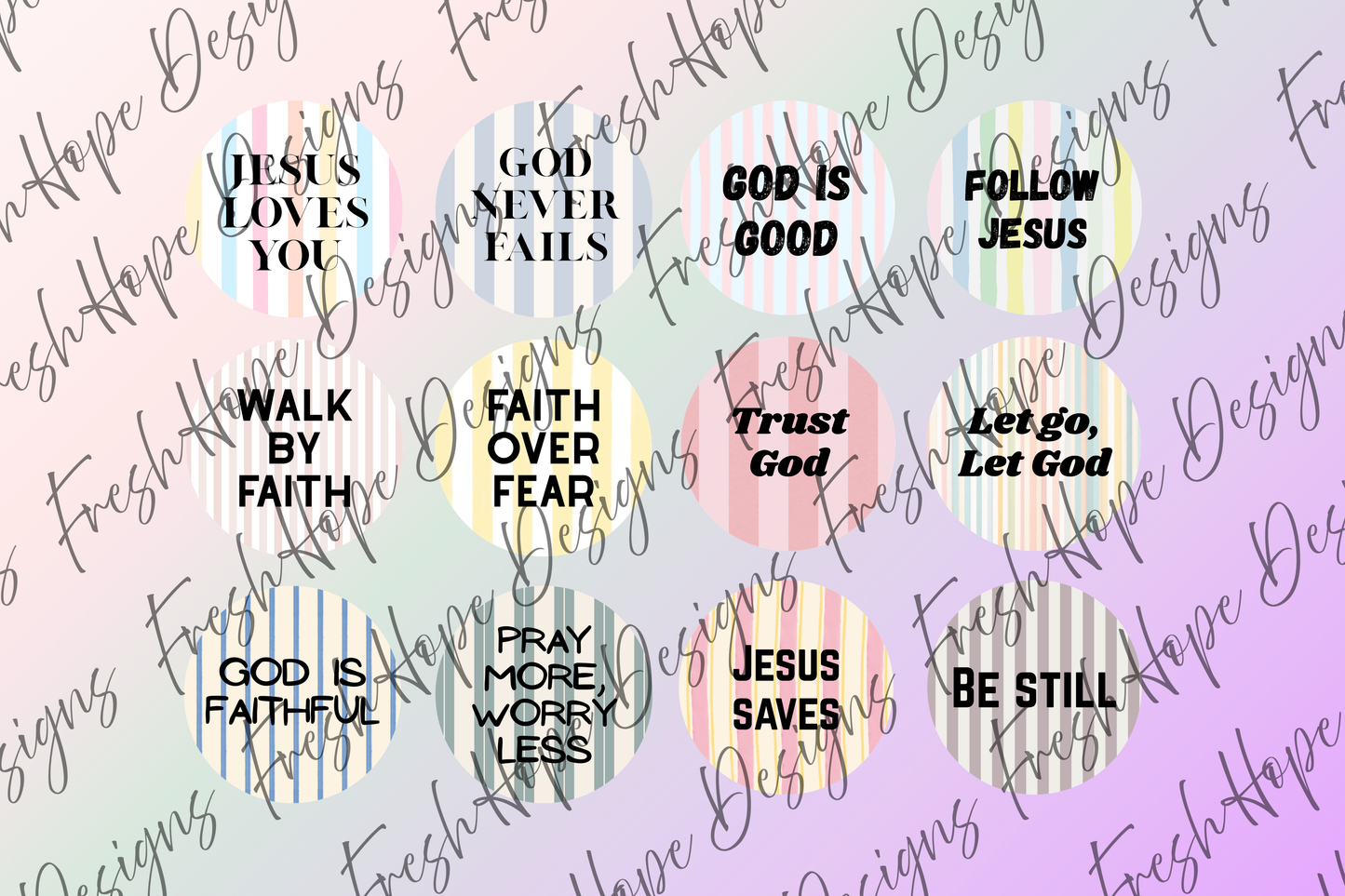 Faith-filled Phrases Cardstock
