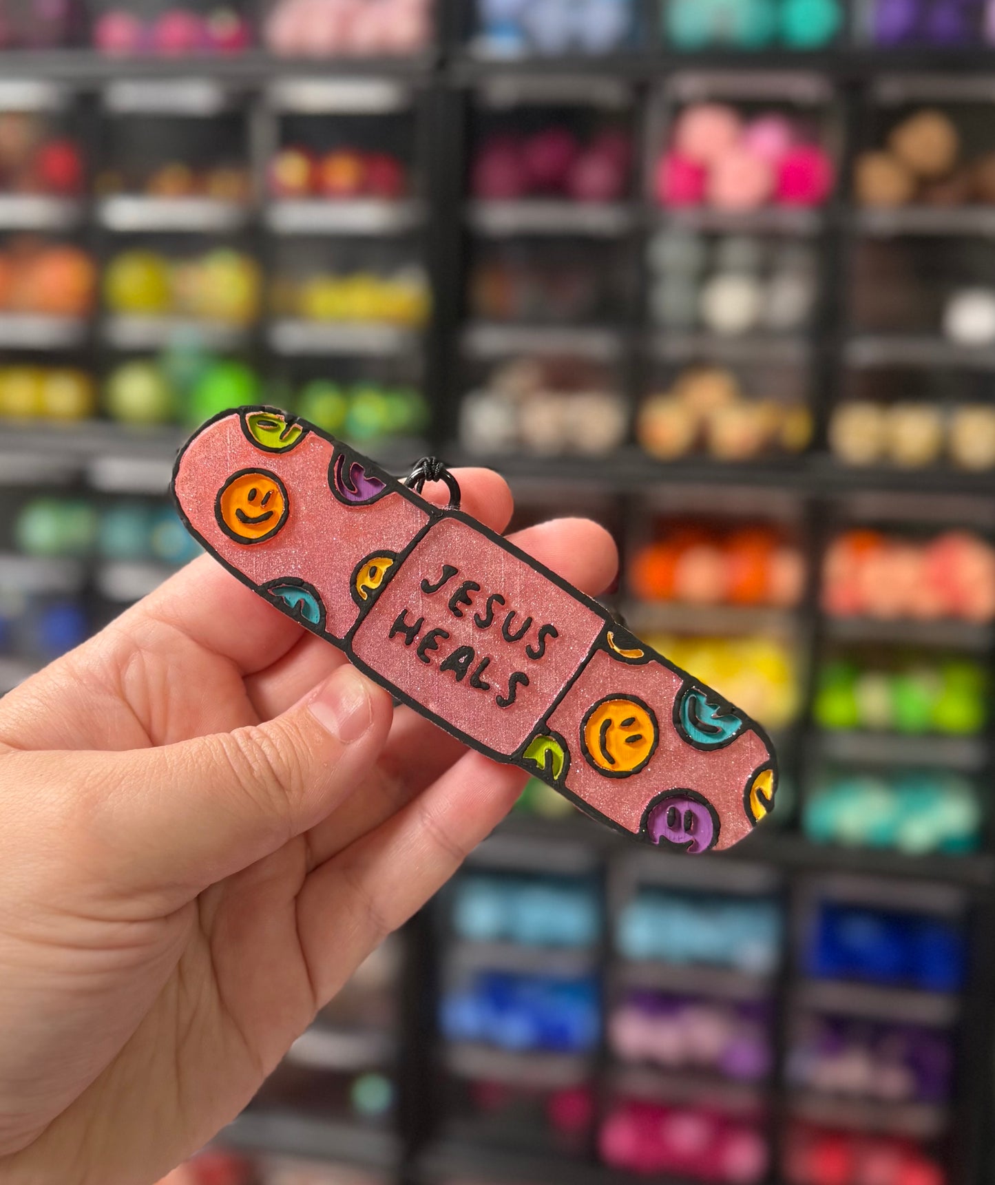 Custom Jesus Heals Freshie