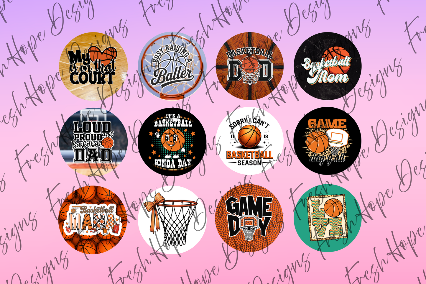 Basketball Season Cardstock