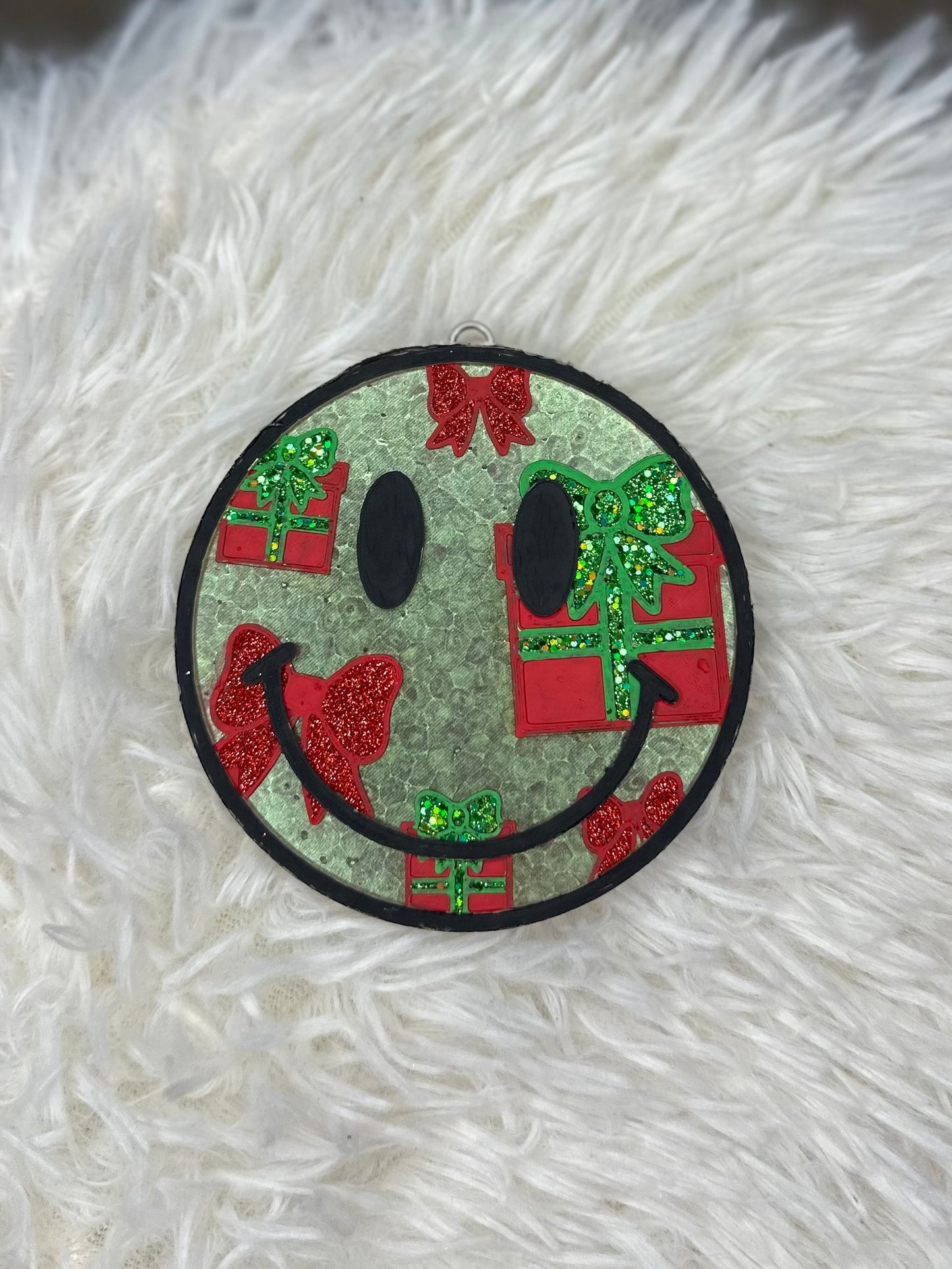 Custom Smiley with Presents Freshie