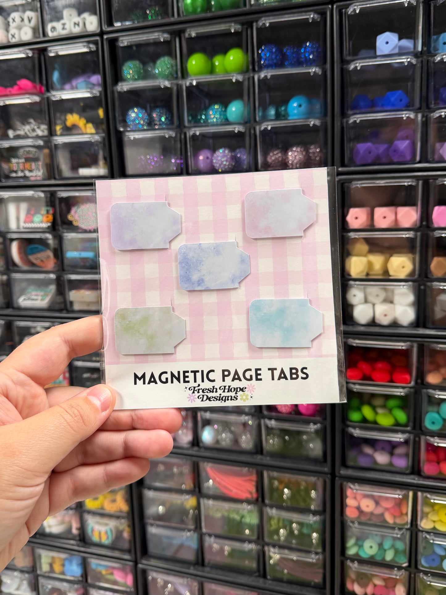 Set of 5 Magnetic Page Tabs