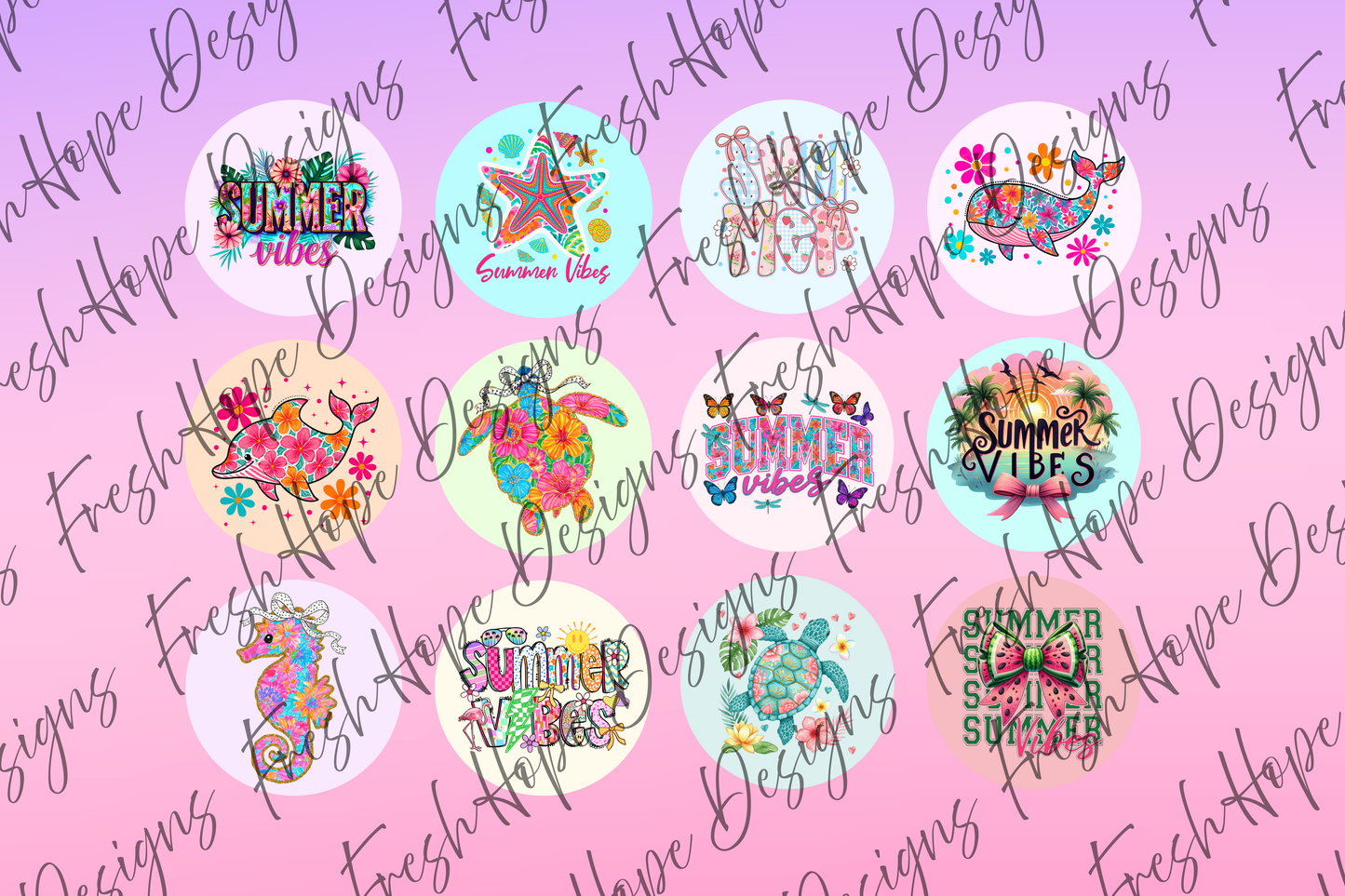 Summer Vibes Cardstock