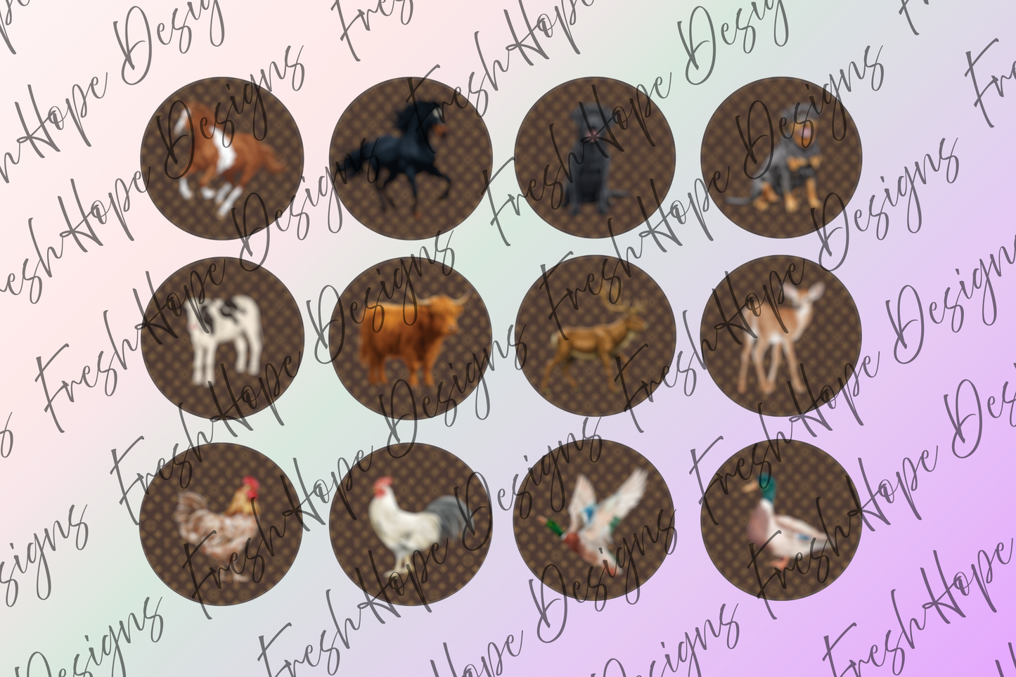Designer Animal Cardstock