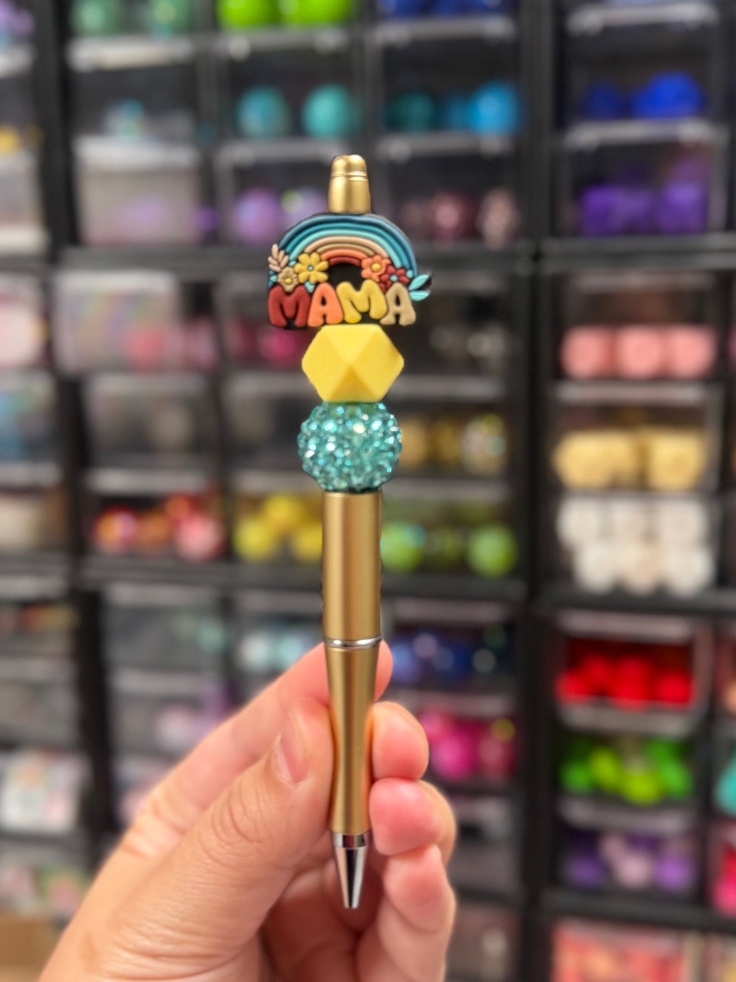 Mama Beaded Pen