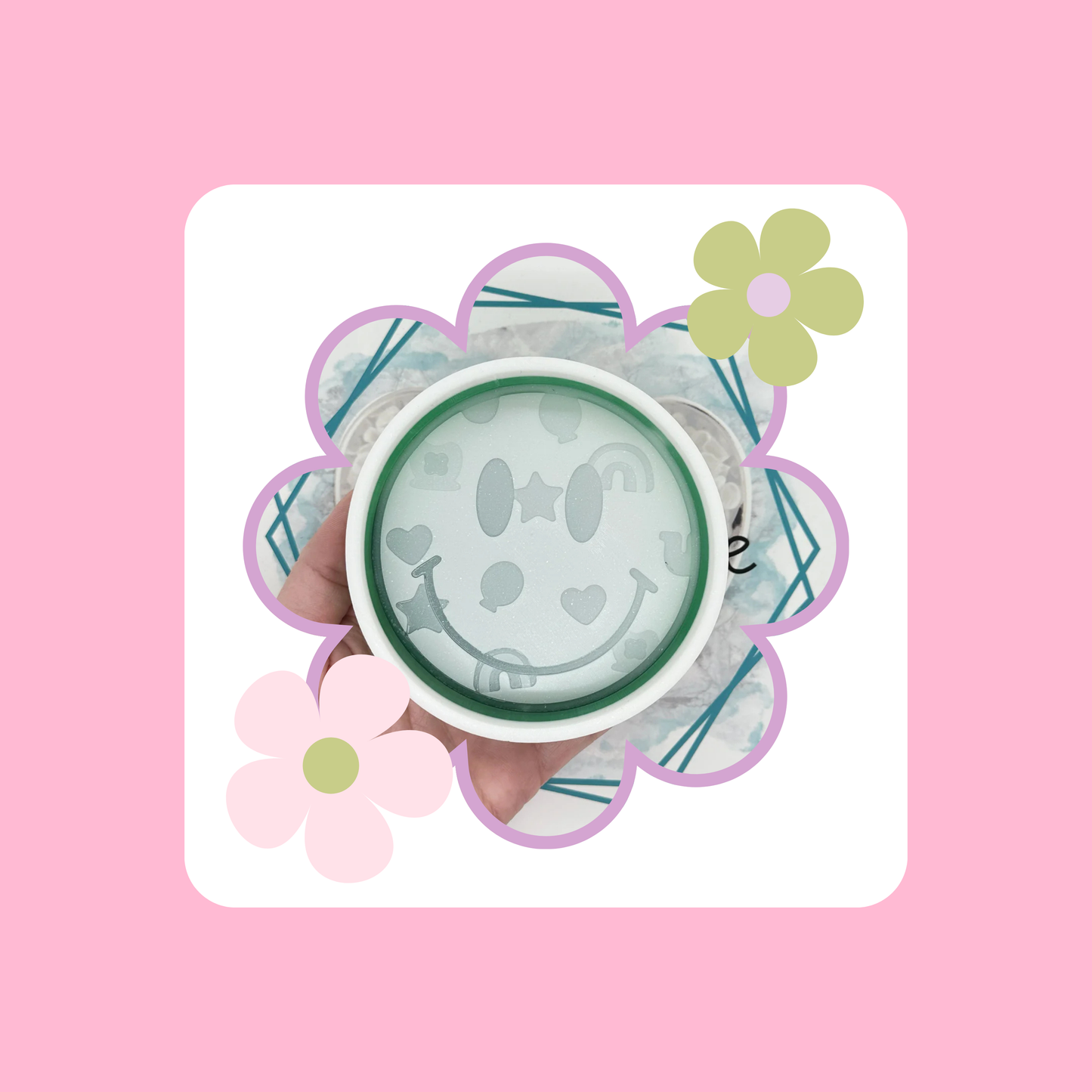 Custom Smiley with Lucky Charms Freshie