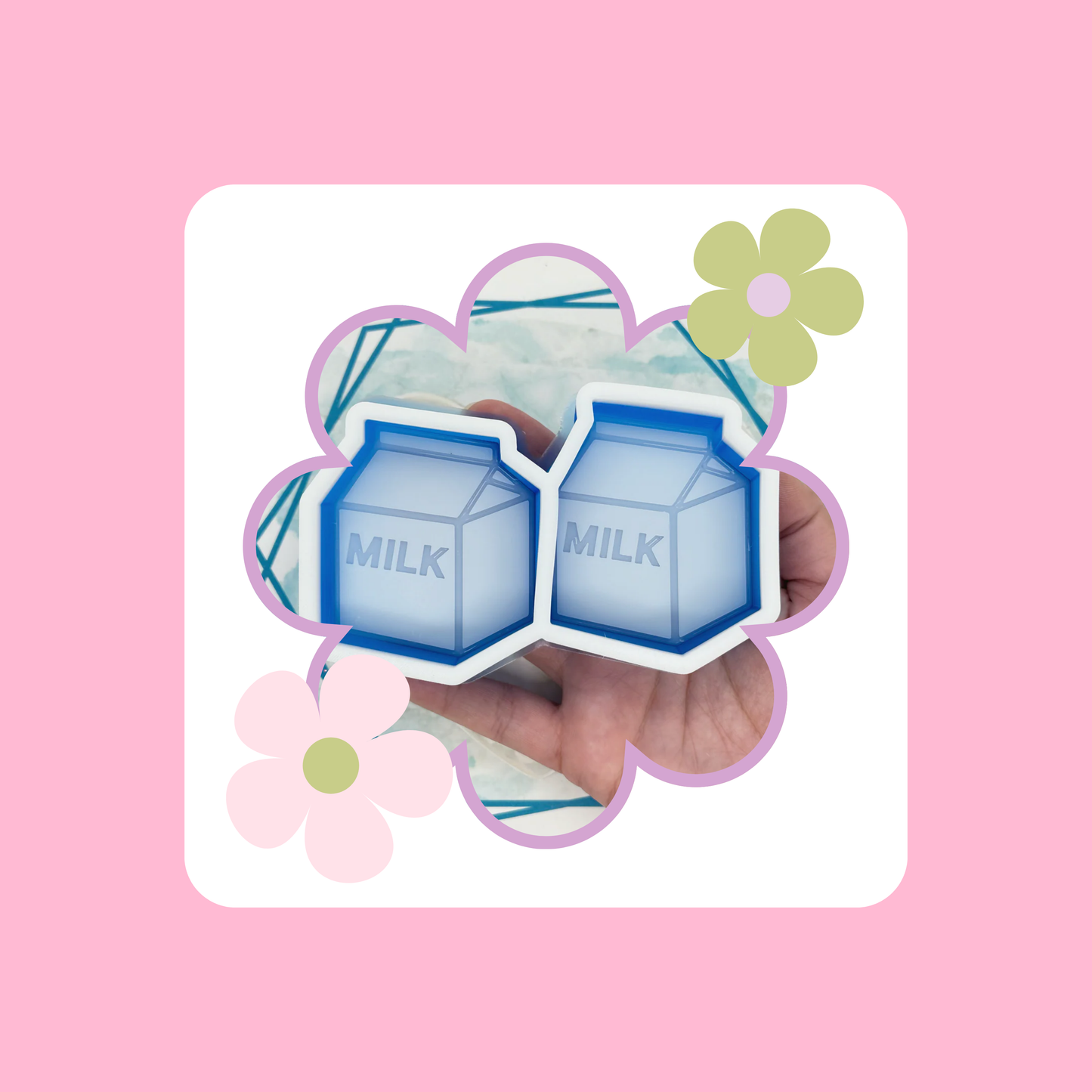 Custom Milk Carton Vent Clip Freshies