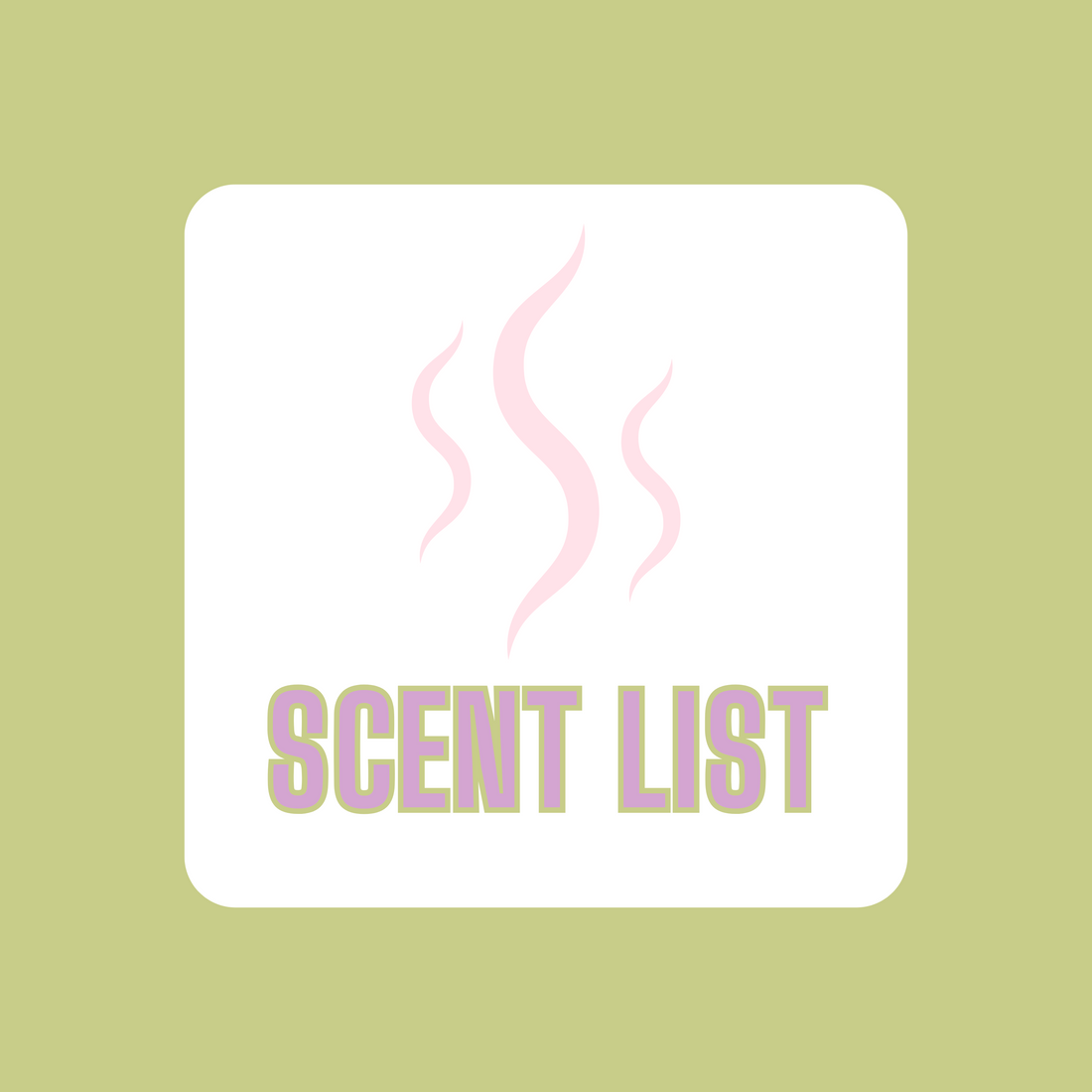 Scent List