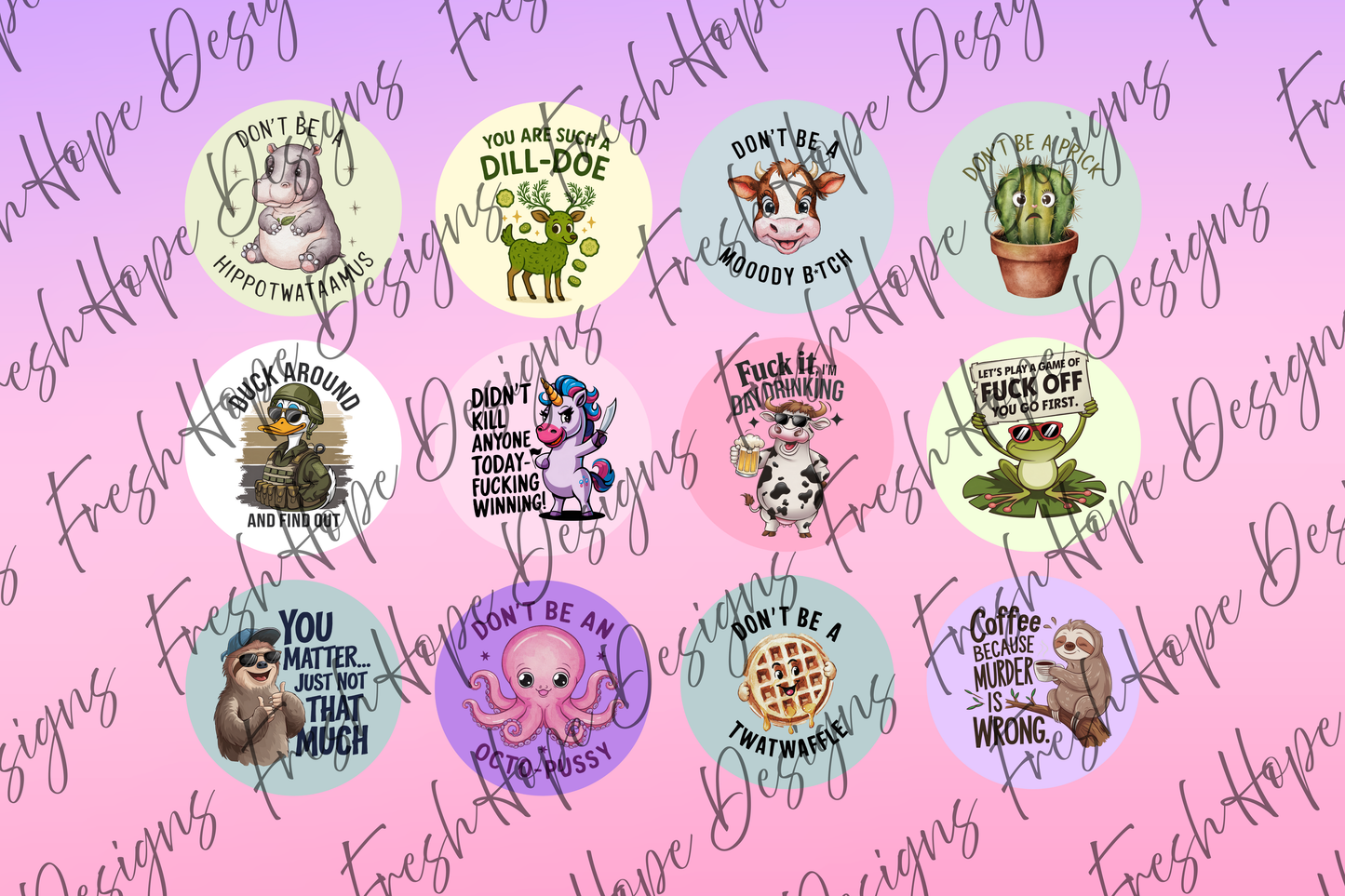 Funny Adult Cardstock