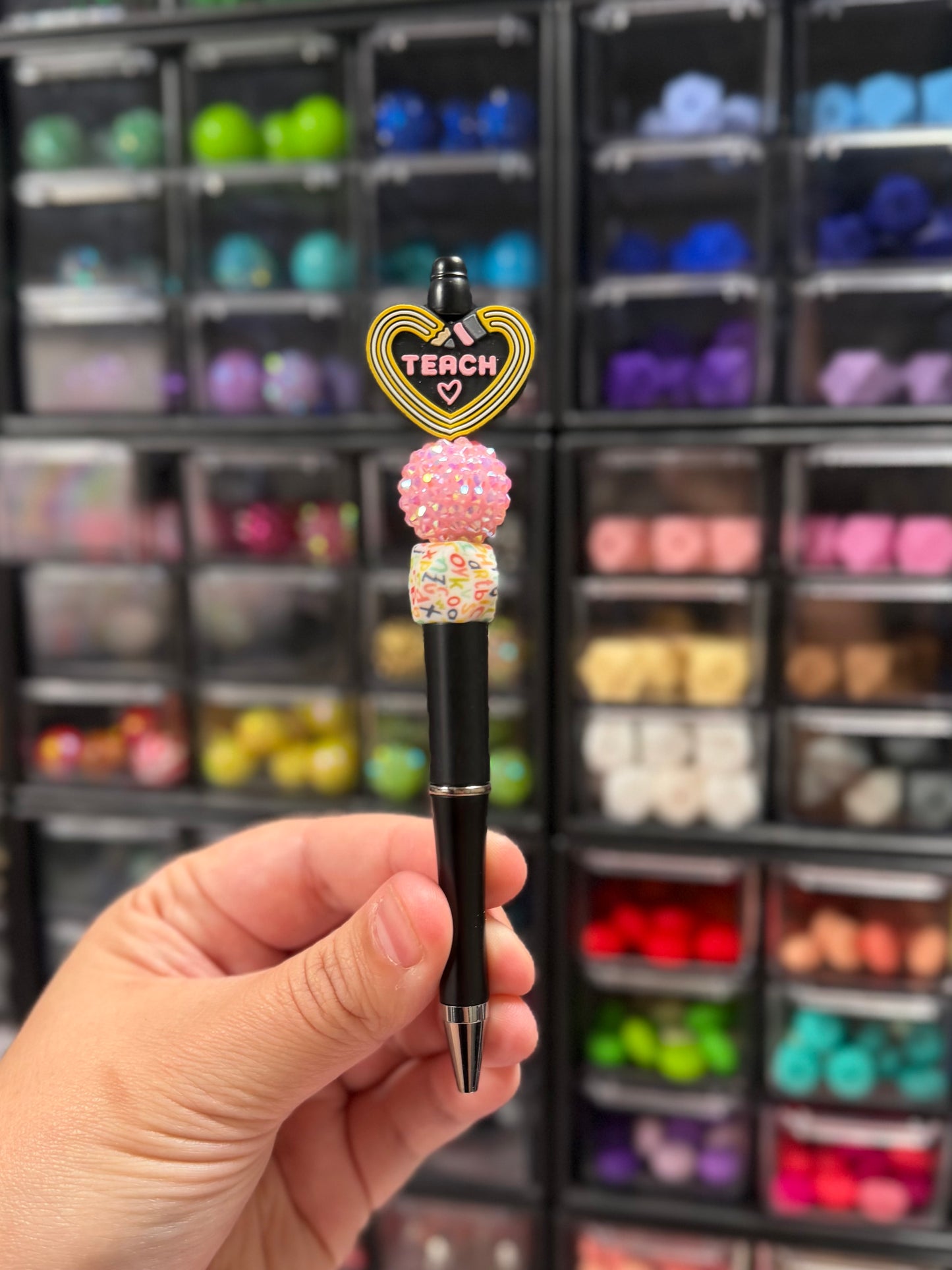 Teach Beaded Pen
