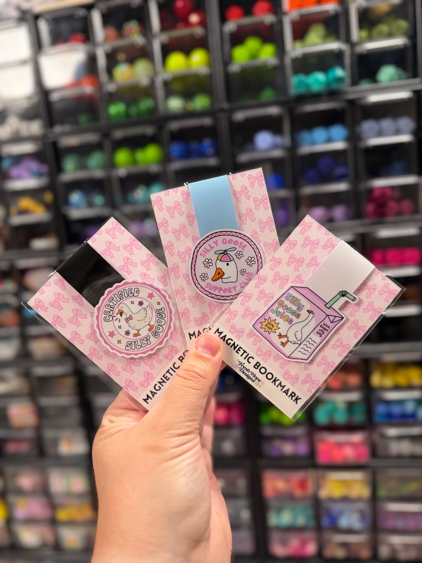 Silly Goose Magnetic Bookmark