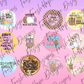 Iced Coffee Girly Cardstock