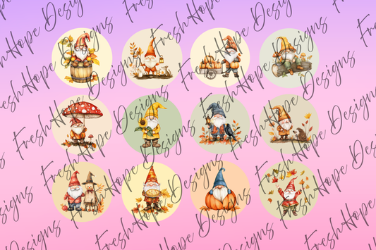 Fall Gnomes Cardstock