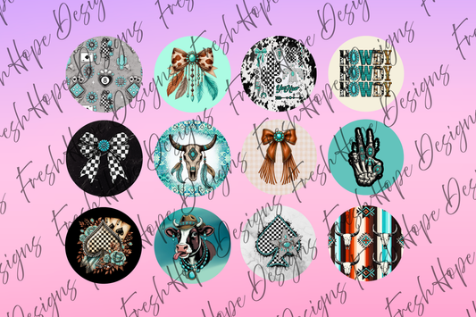 Western Turquoise Cardstock