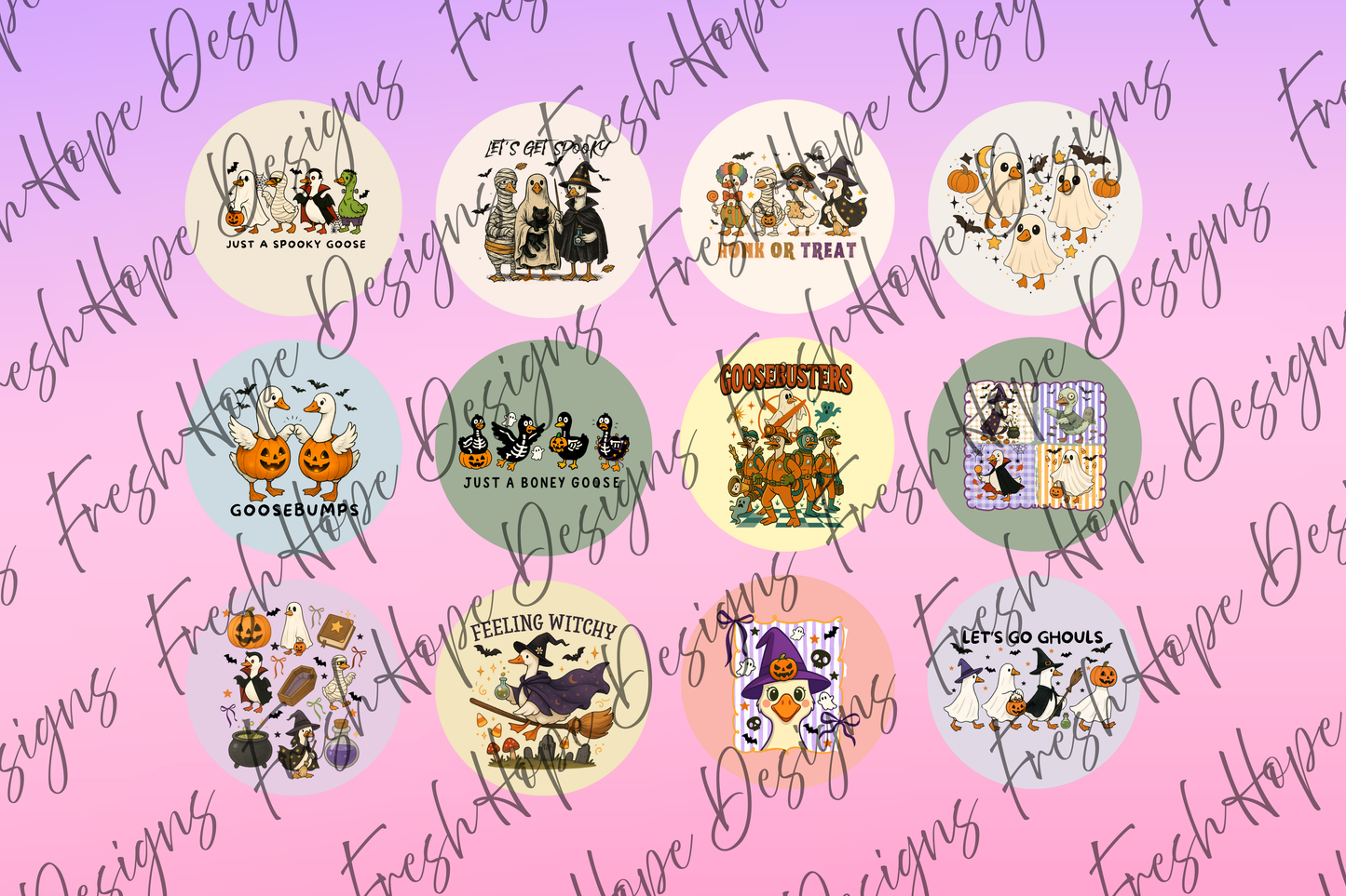 Halloween Geese Cardstock