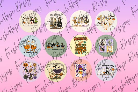 Halloween Geese Cardstock