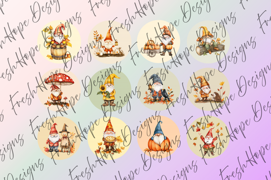 Fall Gnomes Cardstock