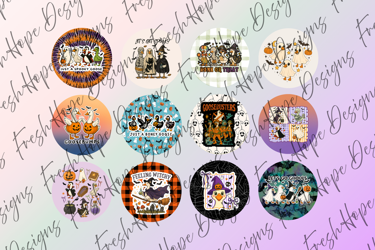 Halloween Goose Cardstock