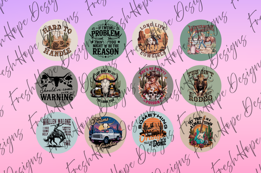Country Songs Cardstock