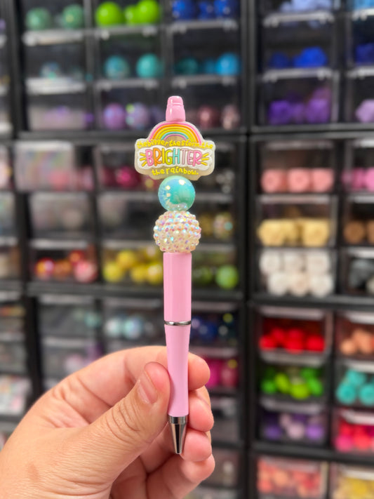 The Bigger The Storm Beaded Pen