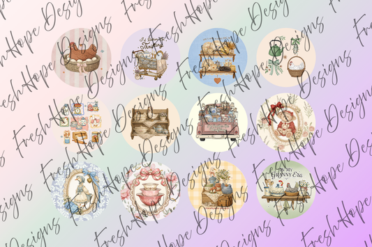 Vintage Thrifting Cardstock