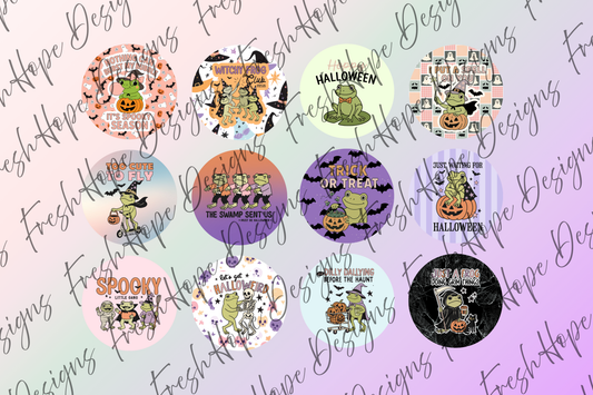 Halloween Frogs Cardstock