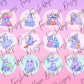 Pastel Ghosts Cardstock