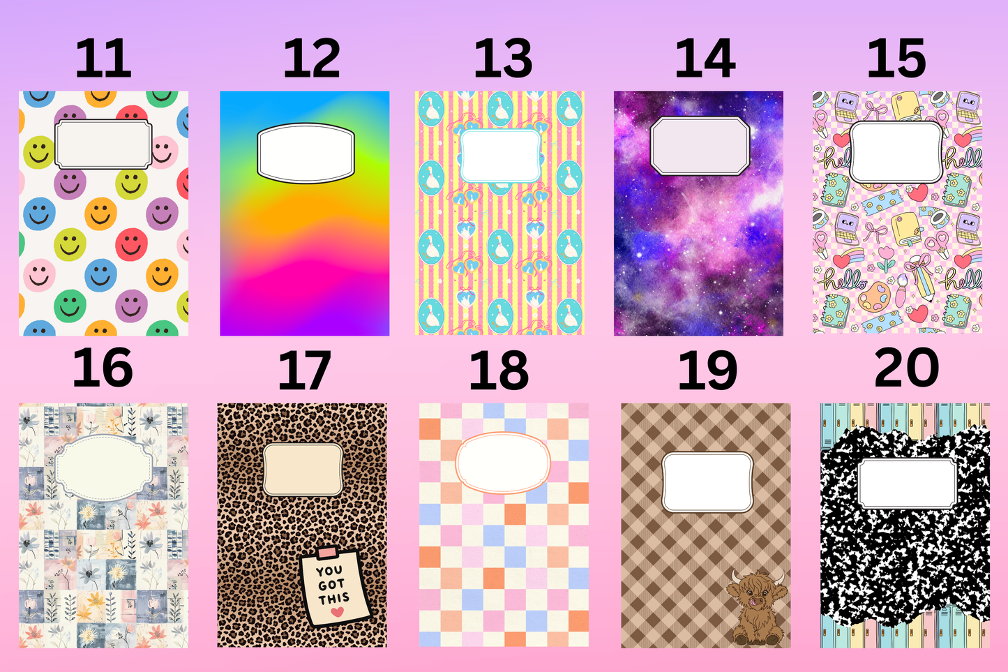 Custom Notebook