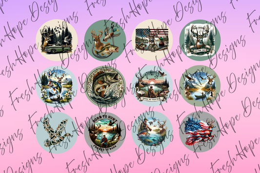 Hunting/Fishing Cardstock