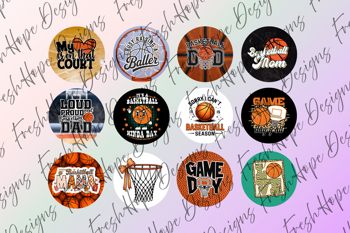Basketball Season Cardstock