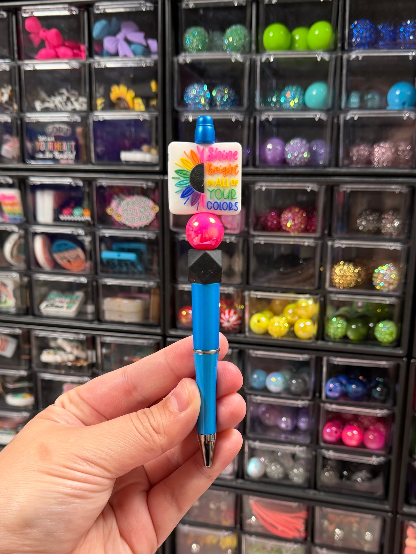 Shine Bright Beaded Pen
