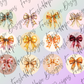 Fall Bows Cardstock