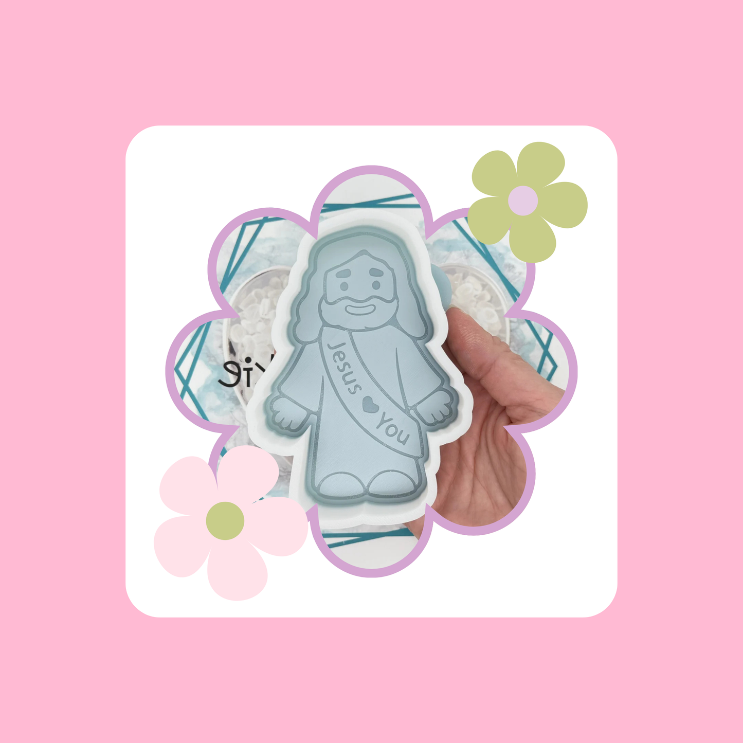 Custom Jesus Loves You Freshie