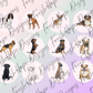 Animal Breeds Cardstock