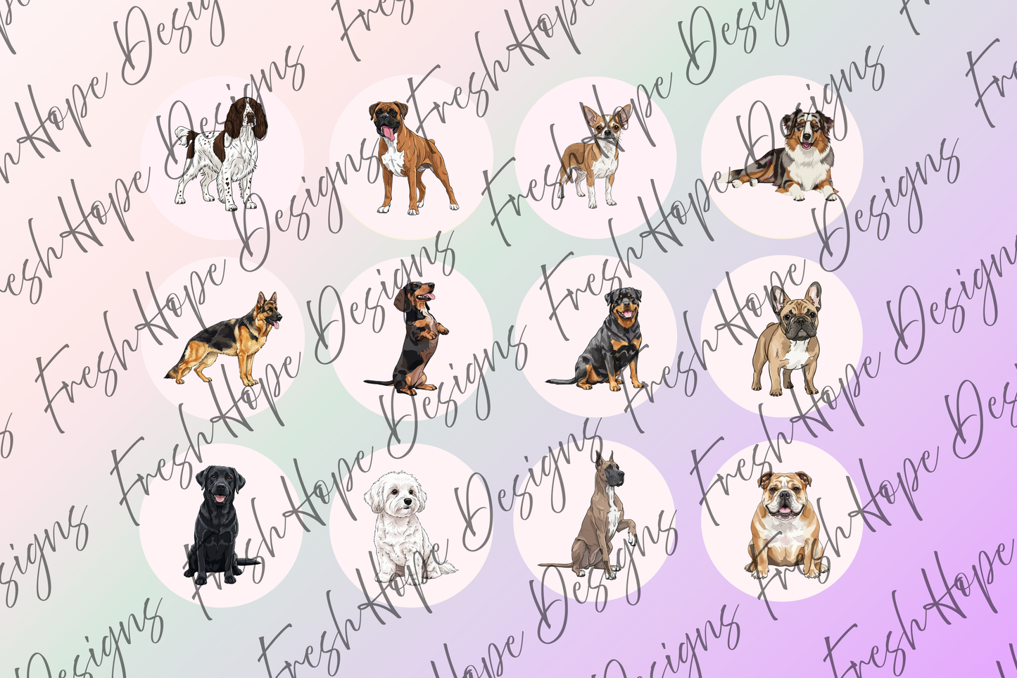 Animal Breeds Cardstock