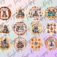 Fall Raccoons Cardstock