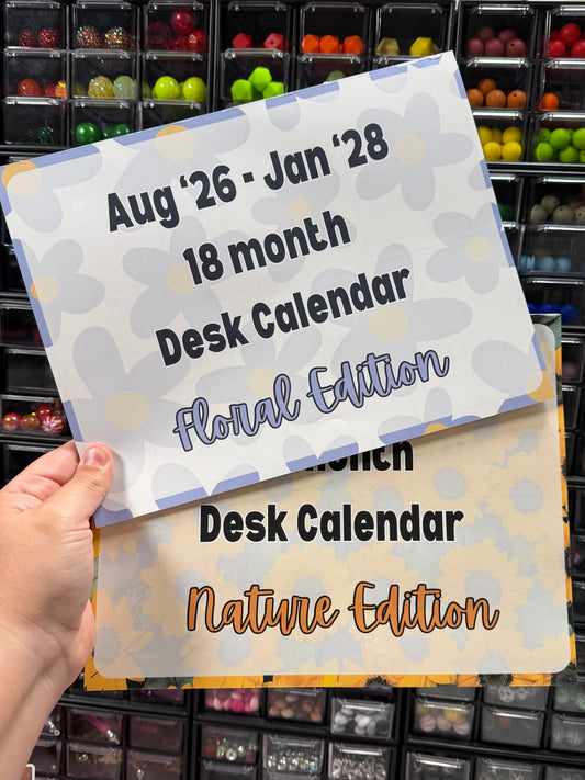 18 Month Deskpad Calendar