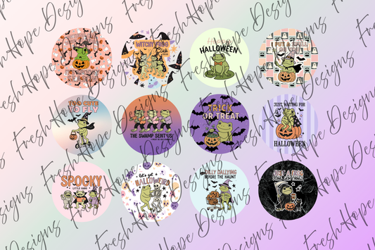 Halloween Frogs Cardstock
