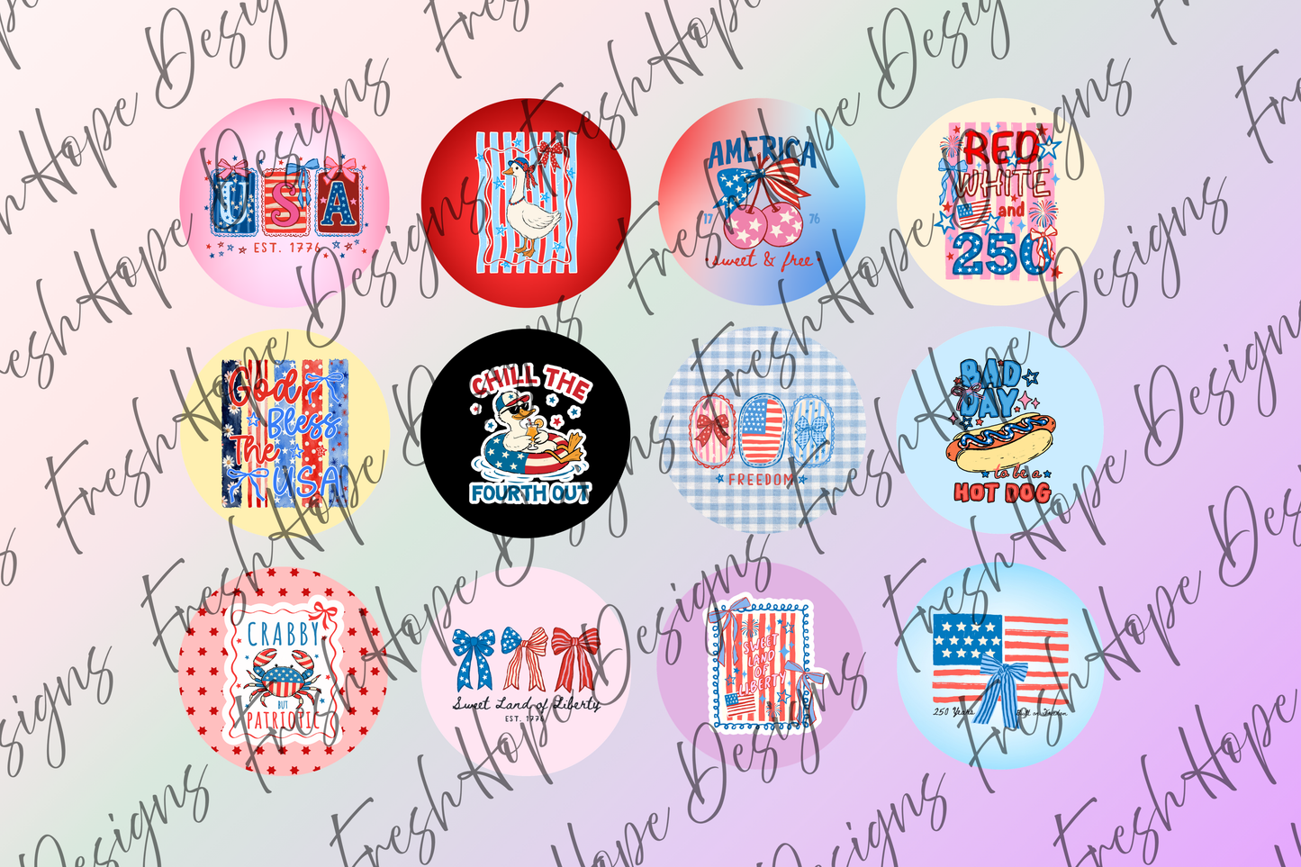Independence Day Cardstock