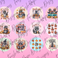 Fall Raccoons Cardstock