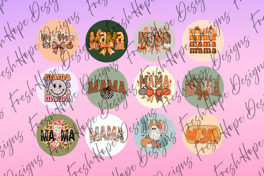 Fall Mama Cardstock