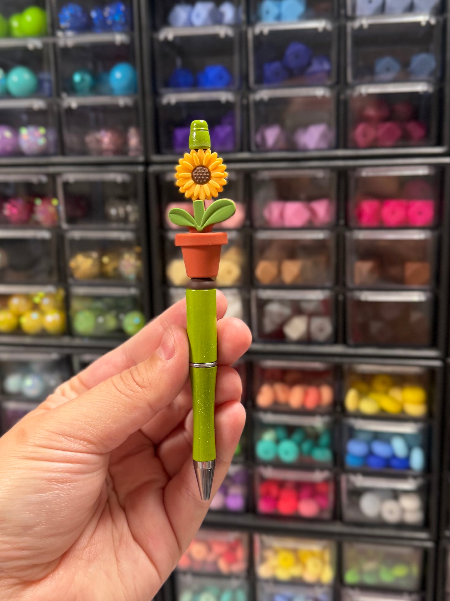 Custom Beaded Ink Pen