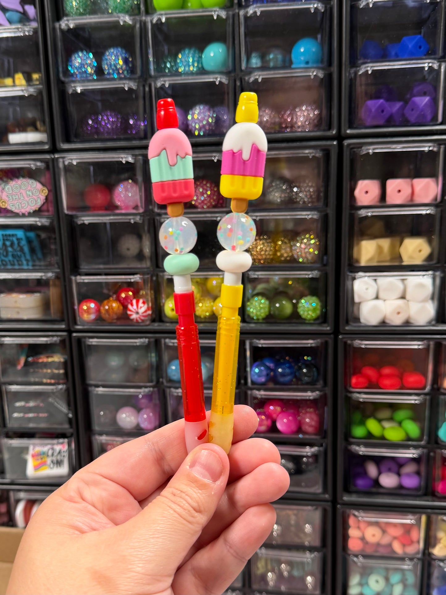 Popsicle Beaded Pencil
