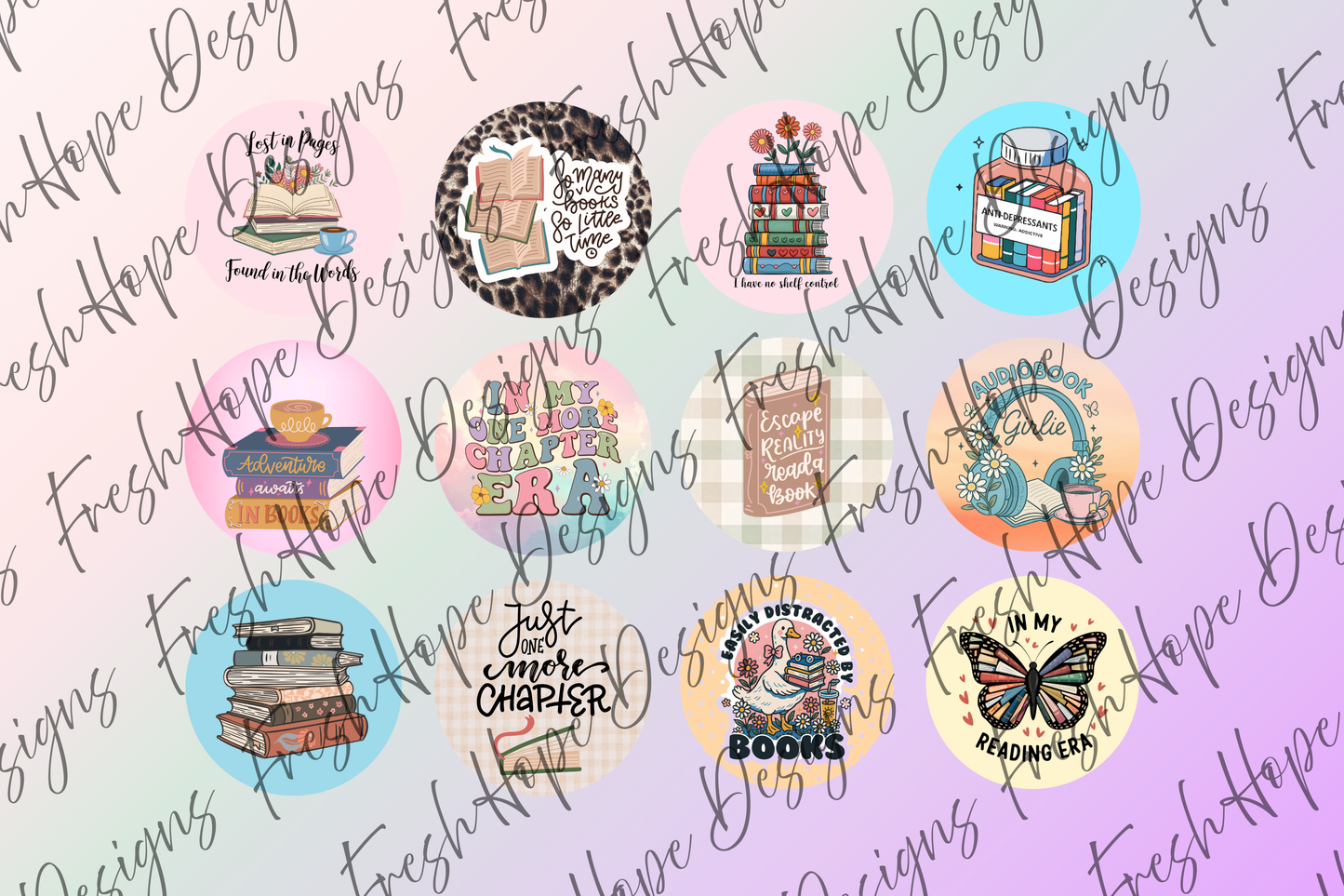 Book Lover Cardstock
