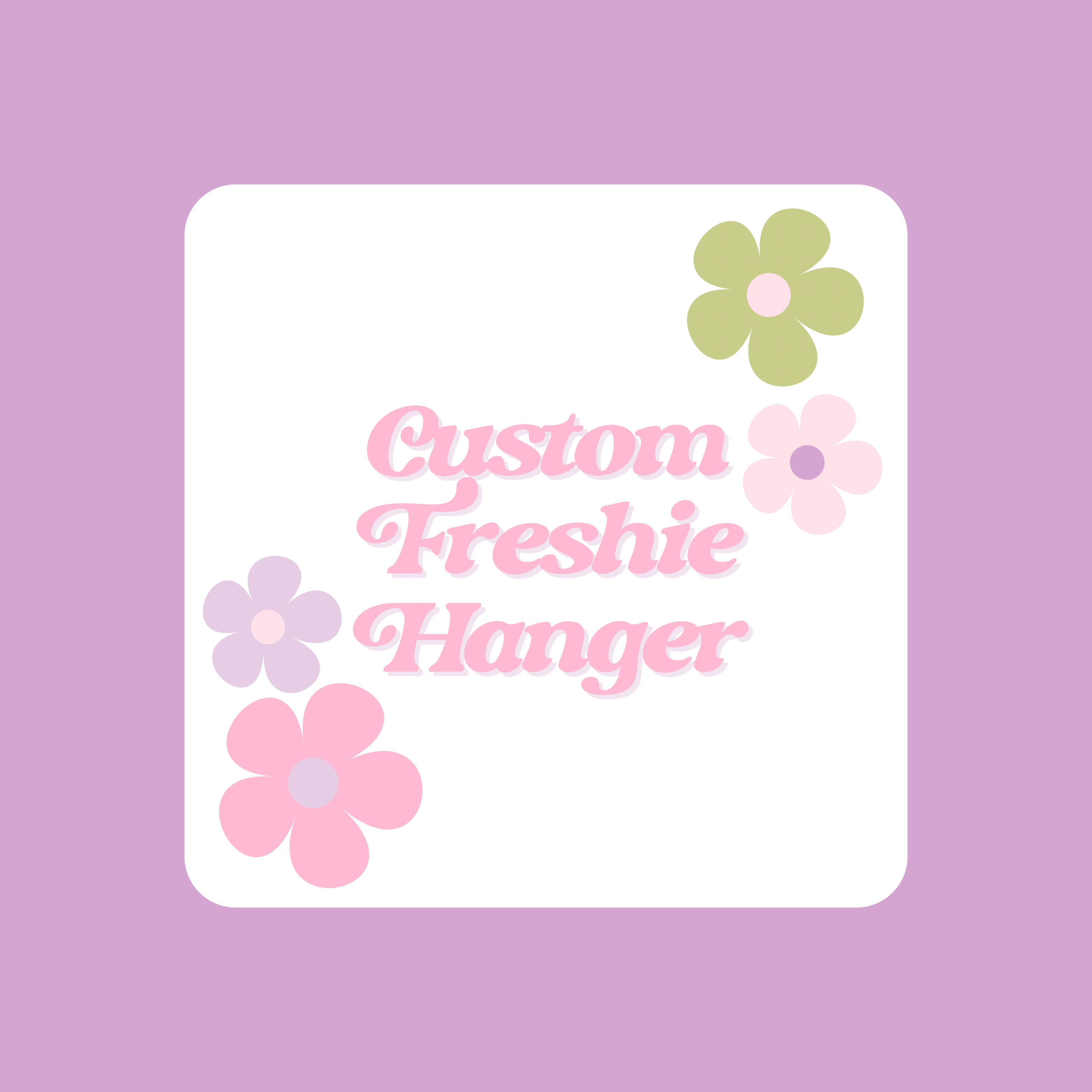 Custom Freshie Hanger – Fresh Hope Designs