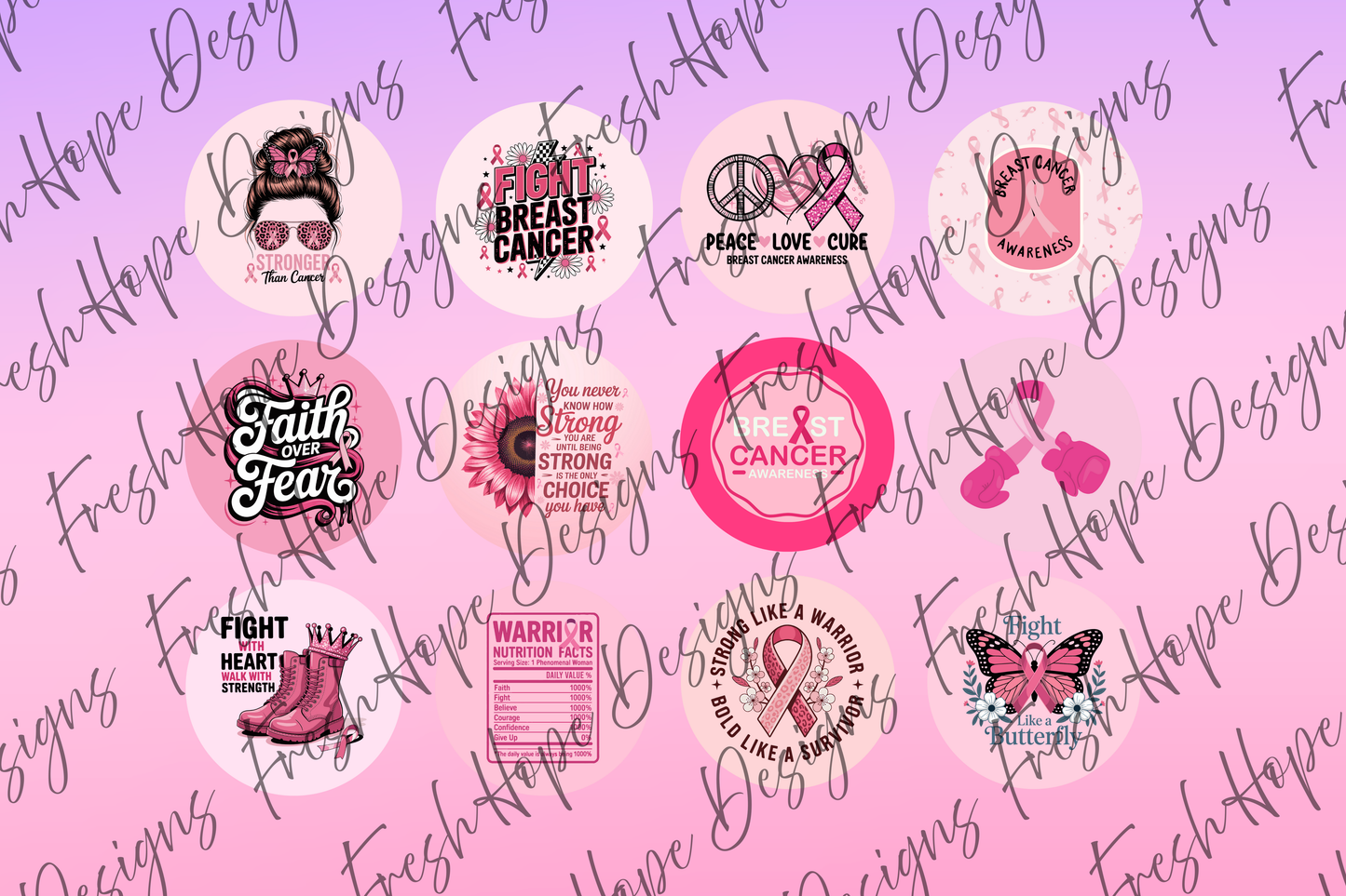 Breast Cancer Awareness Cardstock