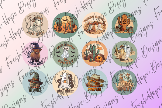 Halloween Western Cardstock