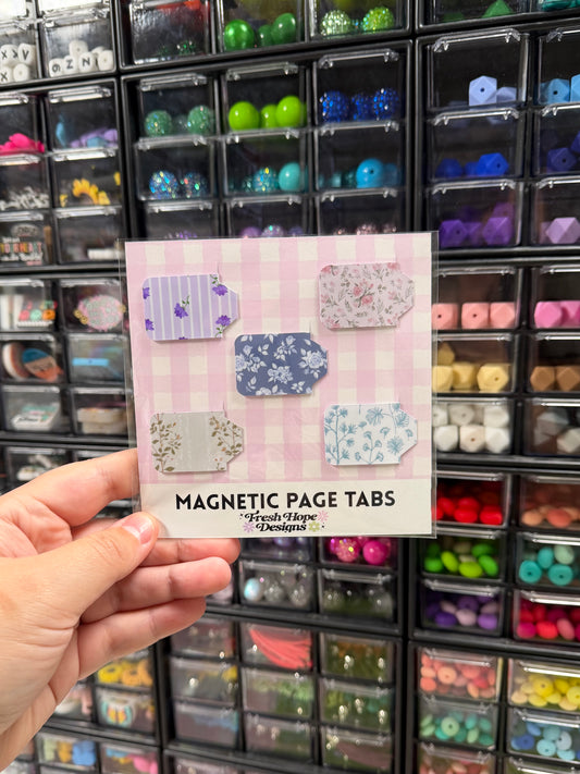 Set of 5 Magnetic Page Tabs
