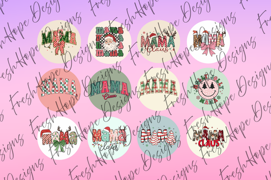 Christmas Mama Cardstock