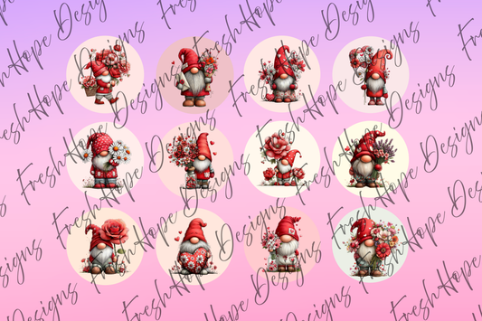 Valentine’s Gnomes Cardstock